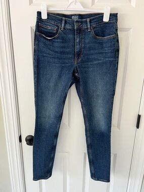 Polo by Ralph Lauren Women’s Mid Rise Super Slim Straight Leg Jeans Indigo 29/R